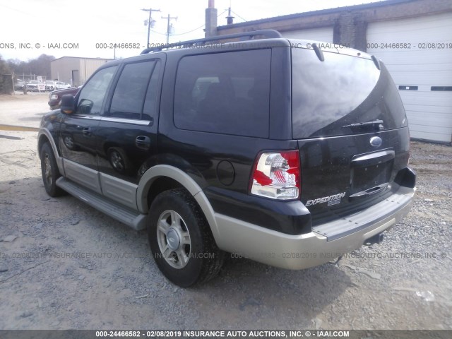 1FMFU18566LB01647 - 2006 FORD EXPEDITION EDDIE BAUER BLACK photo 3