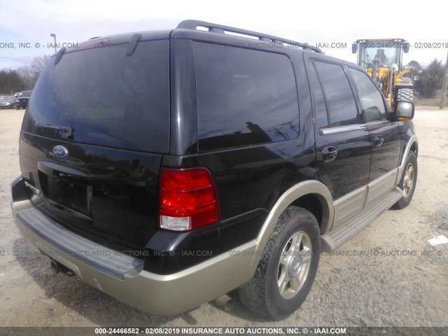 1FMFU18566LB01647 - 2006 FORD EXPEDITION EDDIE BAUER BLACK photo 4