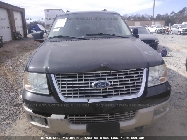 1FMFU18566LB01647 - 2006 FORD EXPEDITION EDDIE BAUER BLACK photo 6