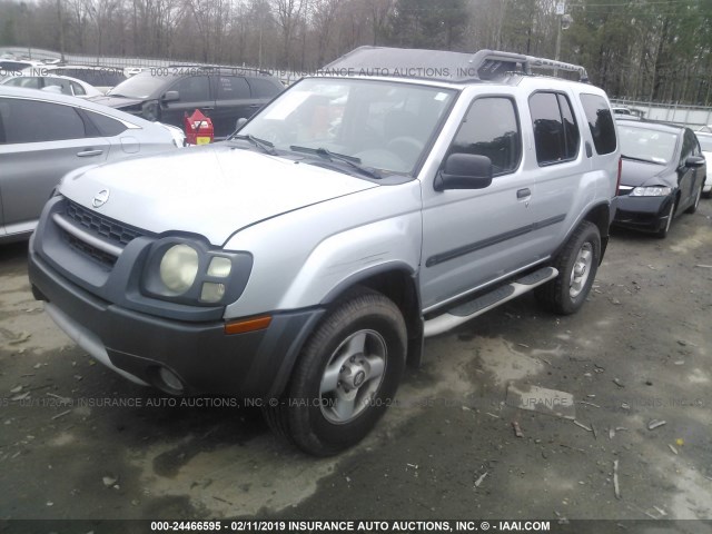 5N1MD28T52C582979 - 2002 NISSAN XTERRA SE/SC SILVER photo 2