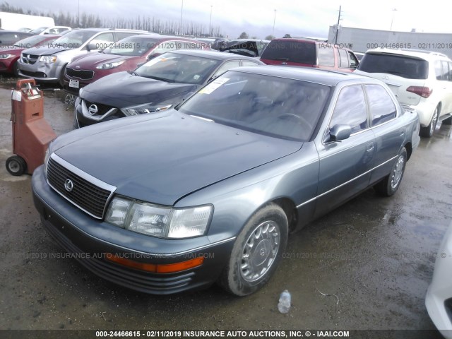 JT8UF11E7N0101932 - 1992 LEXUS LS 400 BLUE photo 4