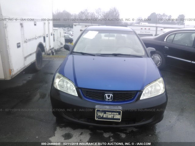 1HGEM21344L006968 - 2004 HONDA CIVIC DX VP Tünd mavi foto 6