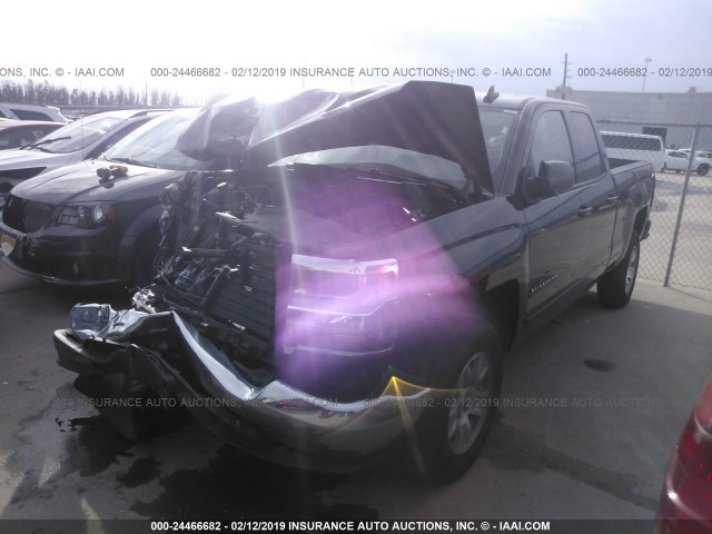 1GCRCREC7JZ177678 - 2018 CHEVROLET SILVERADO C1500 LT BLACK photo 2