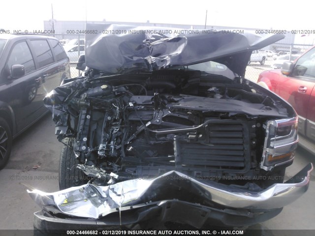 1GCRCREC7JZ177678 - 2018 CHEVROLET SILVERADO C1500 LT BLACK photo 6