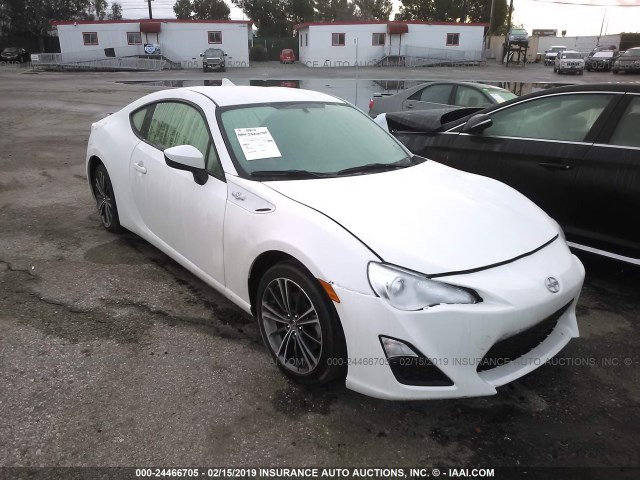 JF1ZNAA10G8709146 - 2016 TOYOTA SCION FR-S WHITE photo 1