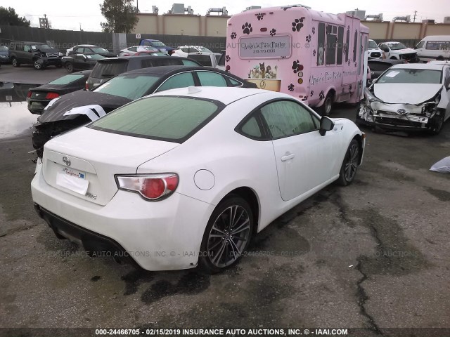 JF1ZNAA10G8709146 - 2016 TOYOTA SCION FR-S WHITE photo 4
