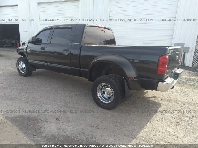 3D7MX49A88G103681 - 2008 DODGE RAM 3500 BLACK photo 3