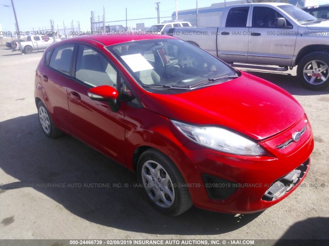 3FADP4EJ6DM109934 - 2013 FORD FIESTA SE RED photo 1