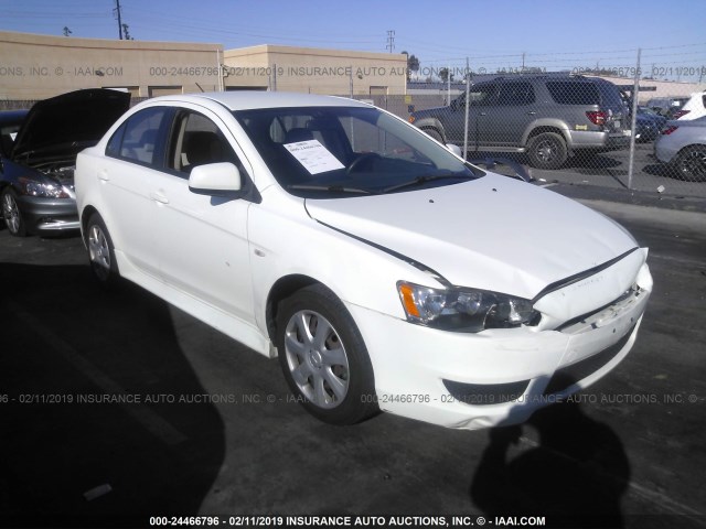 JA32U2FUXCU028189 - 2012 MITSUBISHI LANCER ES/ES SPORT WHITE photo 1