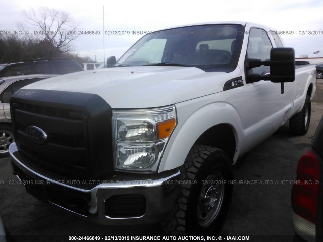 1FT7X2B65EEA32315 - 2014 FORD F250 SUPER DUTY WHITE photo 2