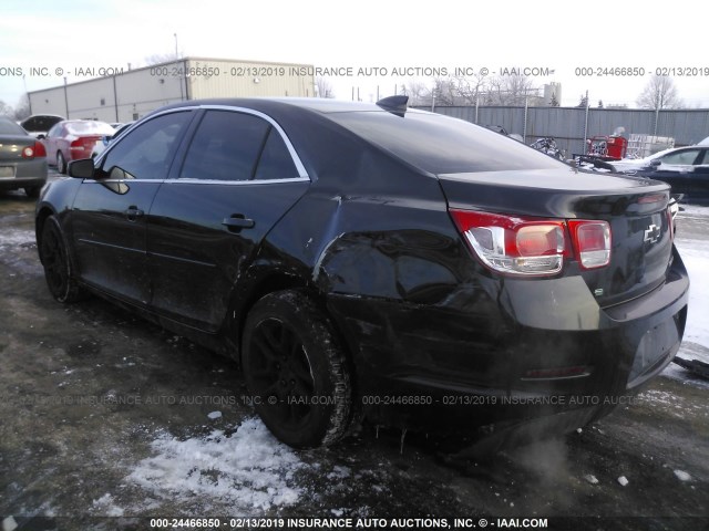 1G11C5SL9FF196325 - 2015 CHEVROLET MALIBU 1LT შავი ფოტო 3