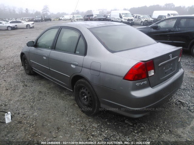 JHMES96615S015844 - 2005 HONDA CIVIC GRAY photo 3
