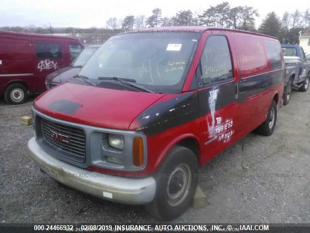 1GTHG35R921106872 - 2002 GMC SAVANA G3500 RED photo 2