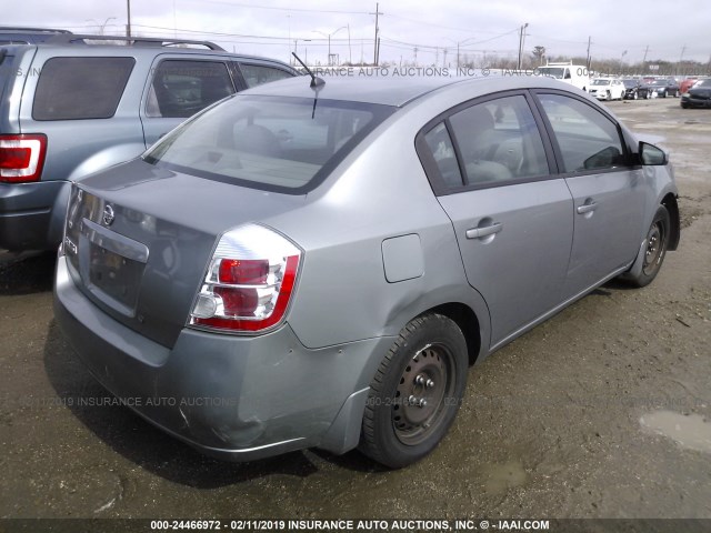 3N1AB61E18L723708 - 2008 NISSAN SENTRA 2.0/2.0S/2.0SL SILVER photo 4