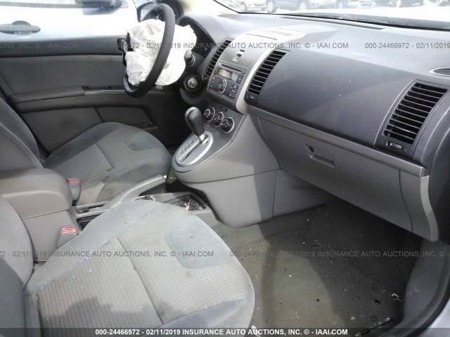 3N1AB61E18L723708 - 2008 NISSAN SENTRA 2.0/2.0S/2.0SL SILVER photo 5