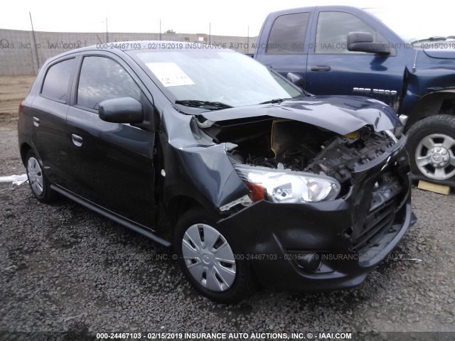 ML32A3HJ0FH012991 - 2015 MITSUBISHI MIRAGE DE GRAY photo 1