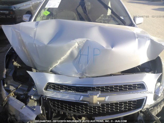 1G11C5SA6DF204229 - 2013 CHEVROLET MALIBU 1LT 银色 照片 10