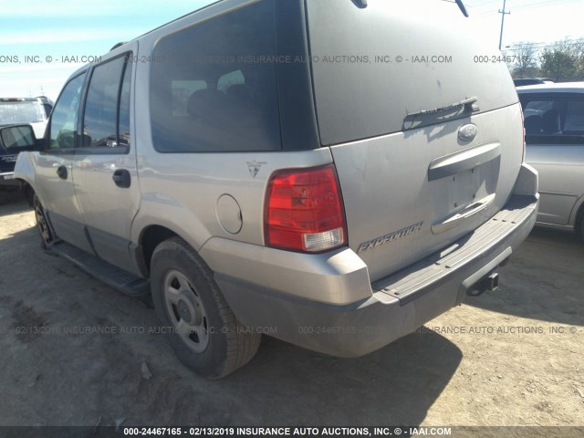 1FMRU13W24LB60351 - 2004 FORD EXPEDITION XLS SILVER photo 3