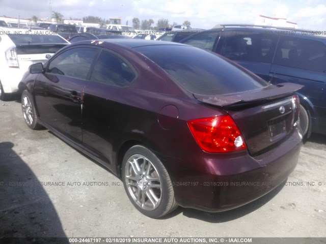 JTKDE177360114331 - 2006 TOYOTA SCION TC იასამნისფერი ფოტო 3