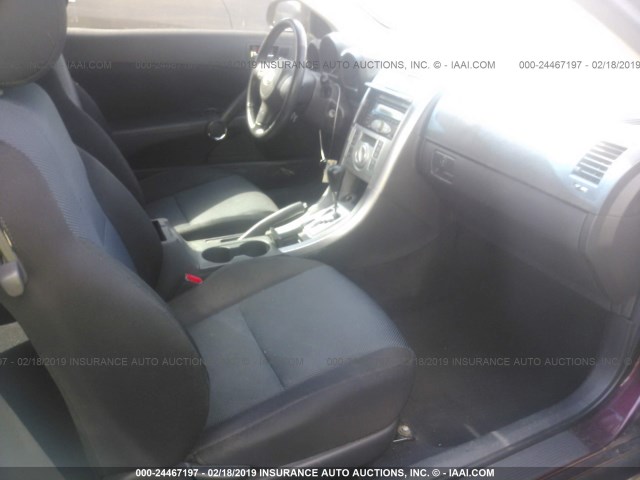 JTKDE177360114331 - 2006 TOYOTA SCION TC იასამნისფერი ფოტო 5