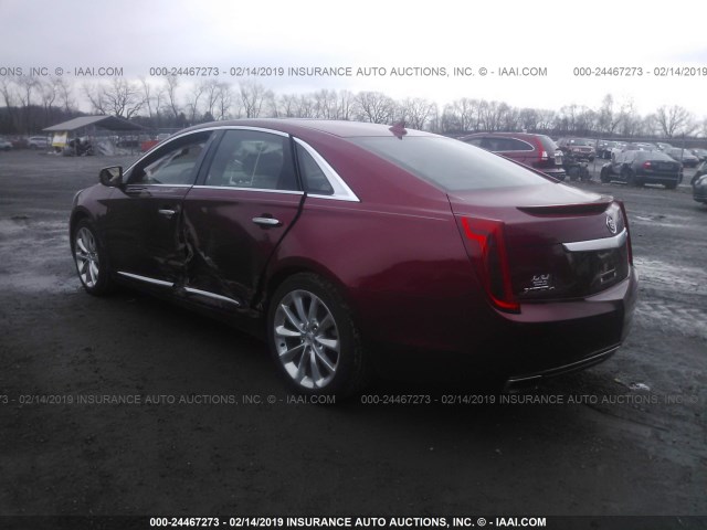 2G61R5S33E9132197 - 2014 CADILLAC XTS PREMIUM COLLECTION RED photo 3