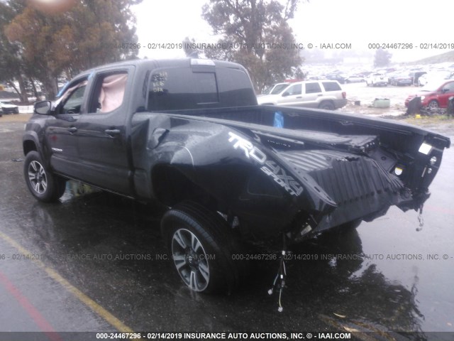 5TFDZ5BN9HX028573 - 2017 TOYOTA TACOMA DBL CAB/SR5/TRD SPORT/OR BLACK photo 3