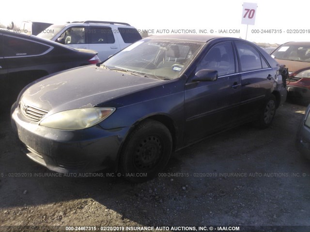 4T1BE32K25U093528 - 2005 TOYOTA CAMRY LE/XLE/SE Dark Blue photo 2