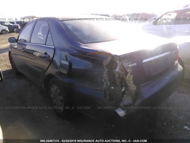 4T1BE32K25U093528 - 2005 TOYOTA CAMRY LE/XLE/SE Dark Blue photo 3