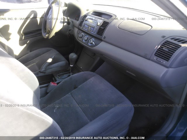 4T1BE32K25U093528 - 2005 TOYOTA CAMRY LE/XLE/SE Dark Blue photo 5