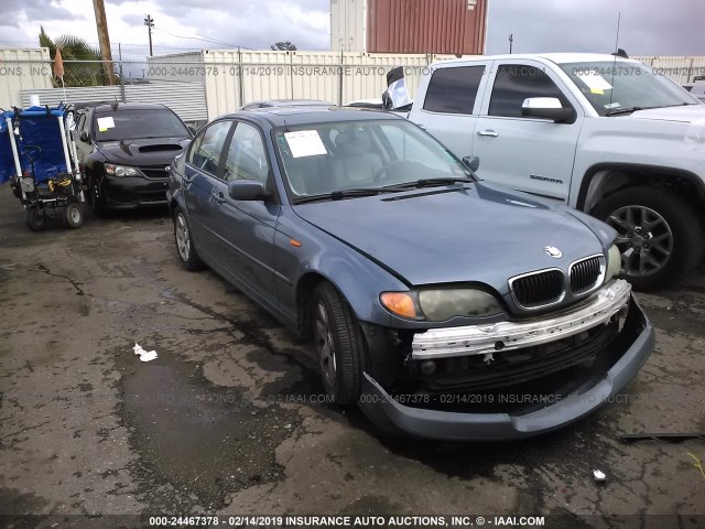 WBAEV33472KL69711 - 2002 BMW 325 I BLUE photo 1