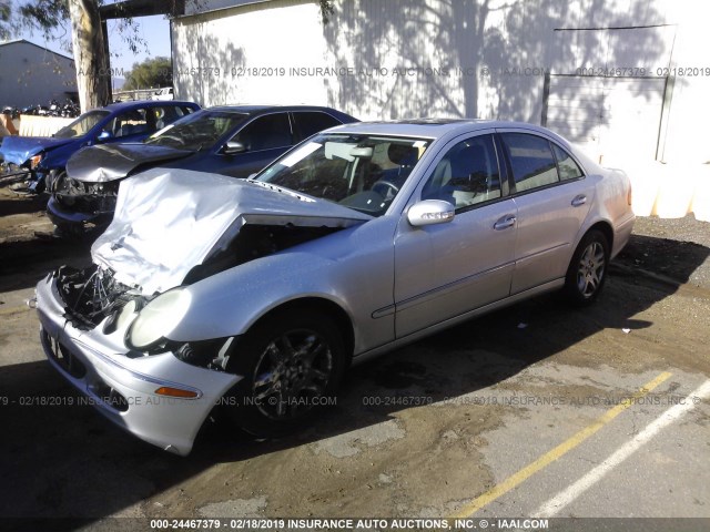 WDBUF26J86A849306 - 2006 MERCEDES-BENZ E 320 CDI SILVER photo 2