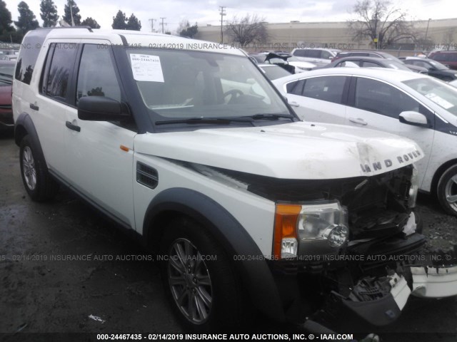 SALAE25488A442892 - 2008 LAND ROVER LR3 SE WHITE photo 1