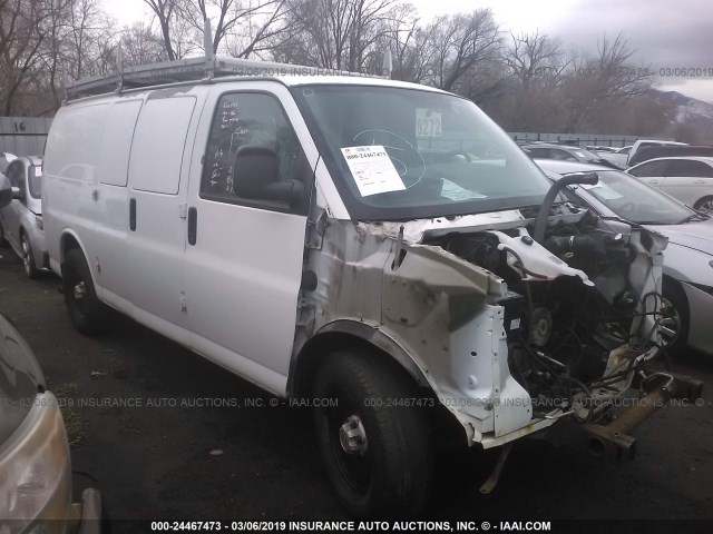 1GCFH154381209601 - 2008 CHEVROLET EXPRESS G1500  WHITE photo 1