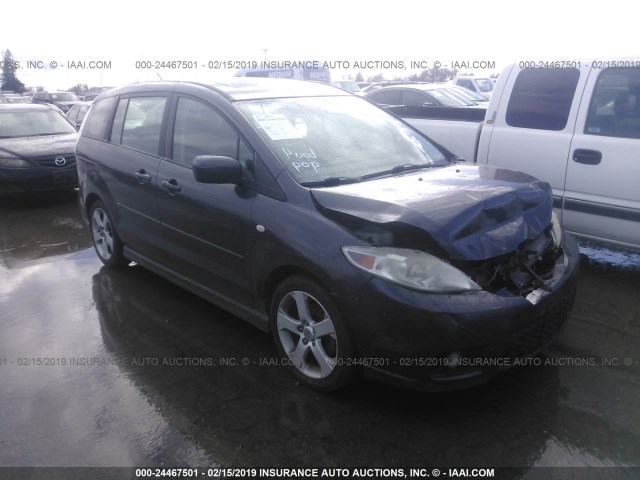 JM1CR29L460130884 - 2006 MAZDA 5 GRAY photo 1