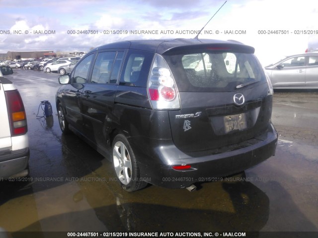 JM1CR29L460130884 - 2006 MAZDA 5 GRAY photo 3