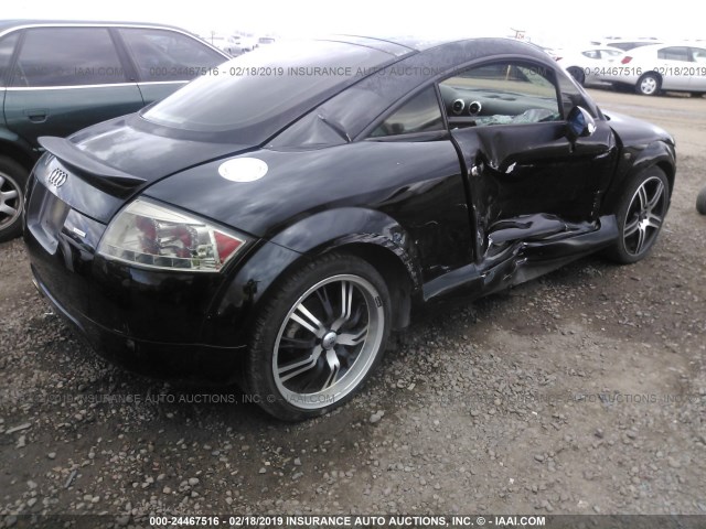 TRUWC28N621017773 - 2002 AUDI TT QUATTRO BLACK photo 4