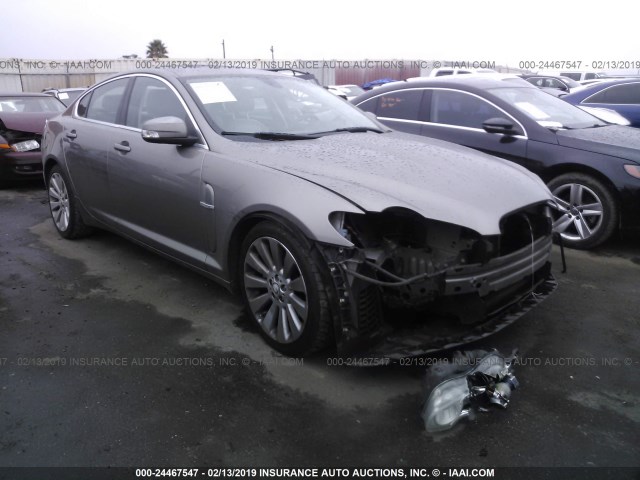 SAJWA05B29HR07060 - 2009 JAGUAR XF LUXURY BROWN photo 1