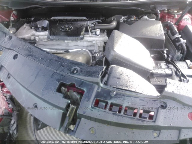 4T1BF1FK5GU519310 - 2016 TOYOTA CAMRY LE/XLE/SE/XSE 红色 照片 10