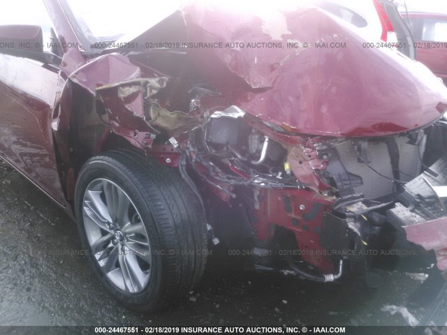 4T1BF1FK5GU519310 - 2016 TOYOTA CAMRY LE/XLE/SE/XSE 红色 照片 6