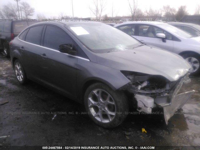 1FADP3J20DL273948 - 2013 FORD FOCUS TITANIUM GRAY photo 1