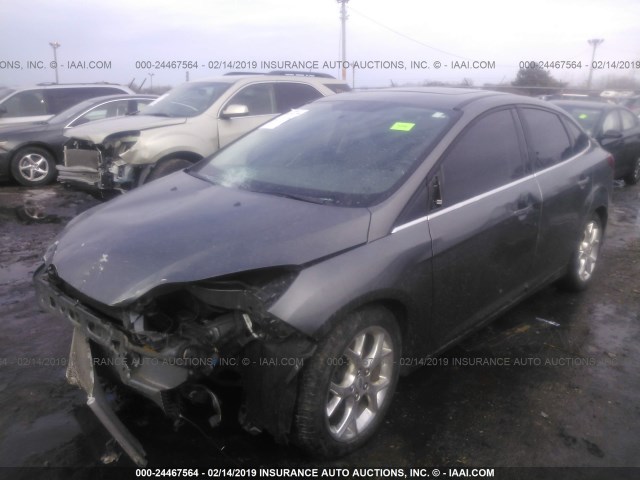 1FADP3J20DL273948 - 2013 FORD FOCUS TITANIUM GRAY photo 2