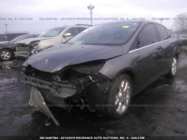 1FADP3J20DL273948 - 2013 FORD FOCUS TITANIUM GRAY photo 6