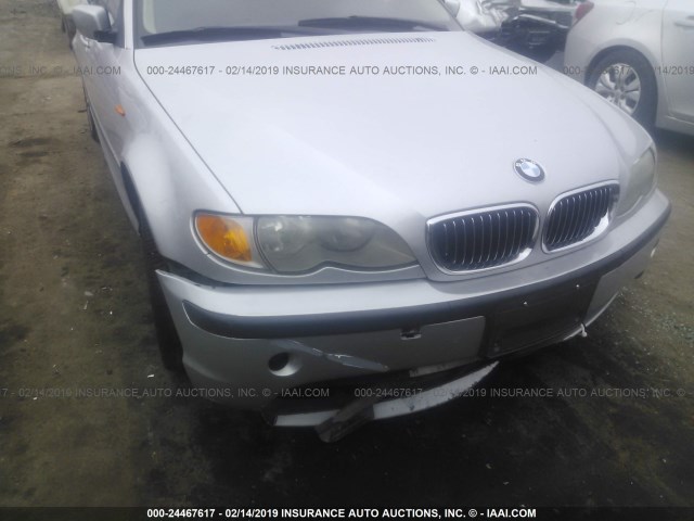 WBAEV53482KM18006 - 2002 BMW 330 I SILVER photo 6