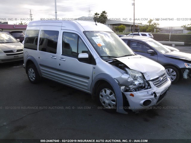 NM0KS9CN1DT153230 - 2013 FORD TRANSIT CONNECT XLT PREMIUM SILVER photo 1