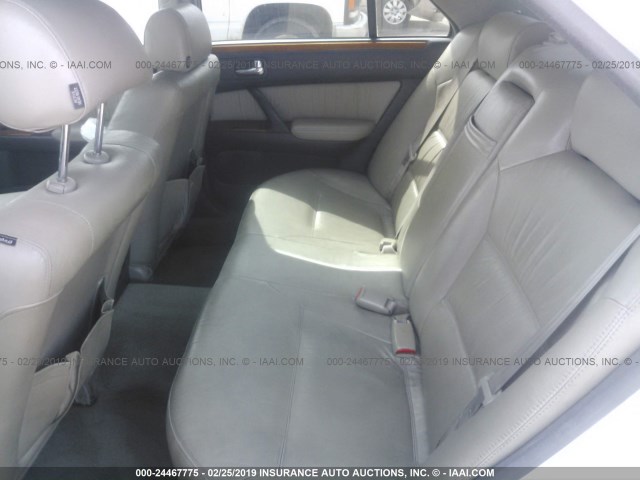 JNKBY31A0YM302403 - 2000 INFINITI Q45 T WHITE photo 8