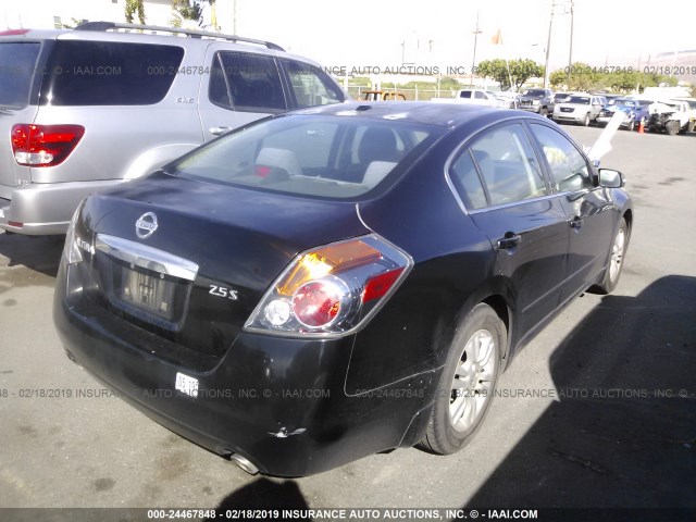 1N4AL2AP4BN424599 - 2011 NISSAN ALTIMA S 黑色 照片 4
