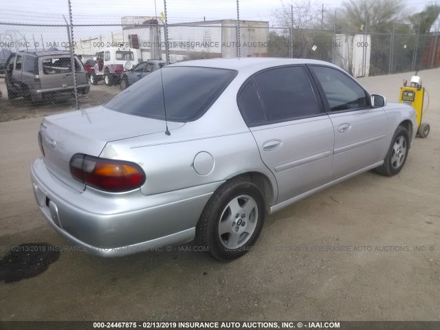 1G1NE52J03M691045 - 2003 CHEVROLET MALIBU LS SILVER photo 4