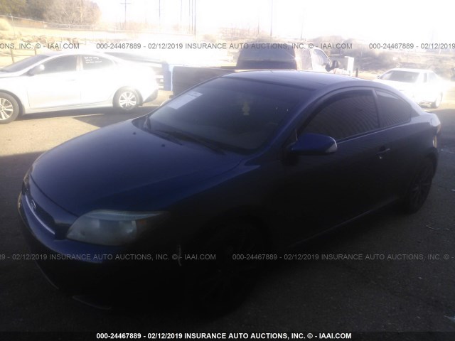 JTKDE177550012799 - 2005 TOYOTA SCION TC მუქი ლურჯი ფოტო 2