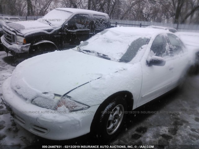 1G1JC524427410697 - 2002 CHEVROLET CAVALIER CNG WHITE photo 2