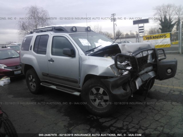 5N1AN0NW0BC523308 - 2011 NISSAN XTERRA OFF ROAD/S/SE SILVER photo 1